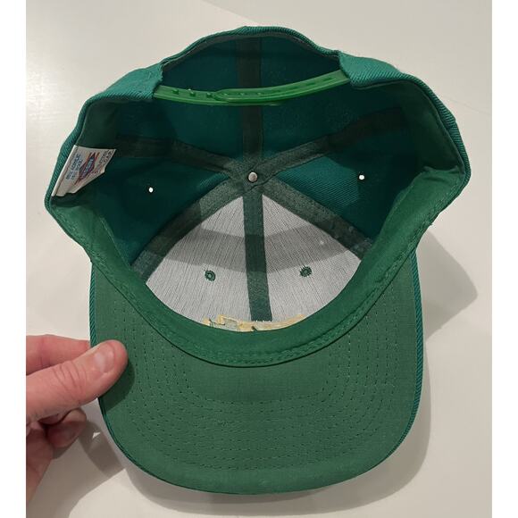 Vintage Sharky Trucking Co Mens Snapback Trucker Hat Cap Green STIL Nissan NICE! - Picture 5 of 7